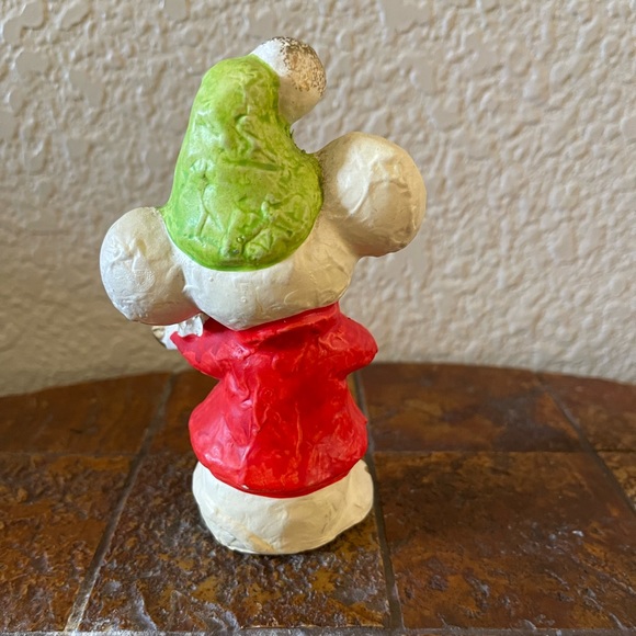 Vintage Christmas mouse decoration - Picture 3 of 8